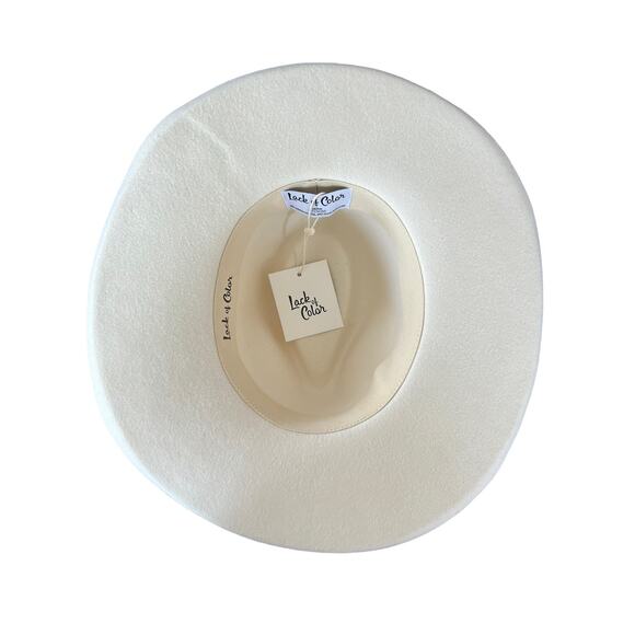 Lack of color The Melodic Fedora Ivory NWT Size Medium - Picture 8 of 9
